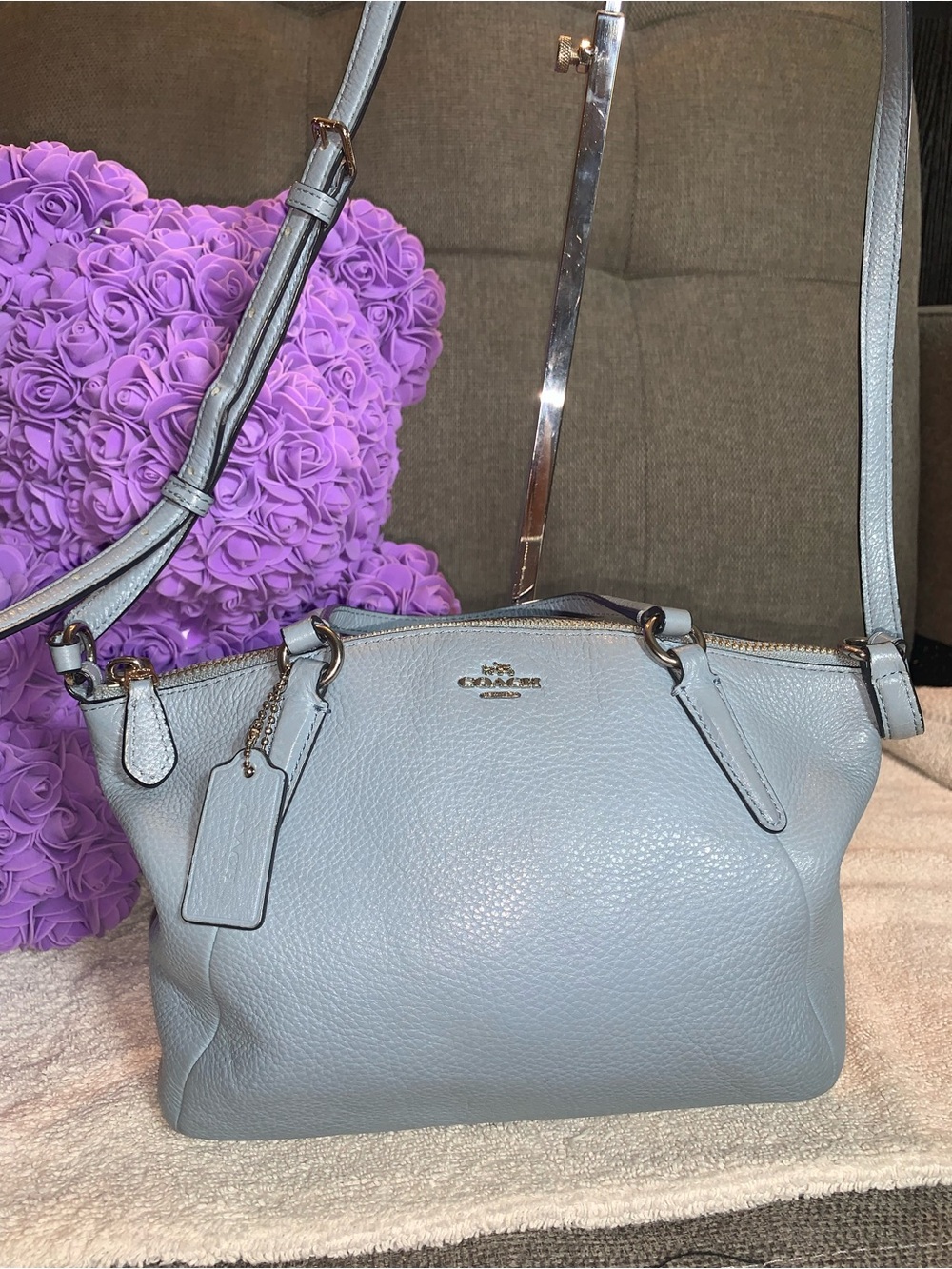 GUC Coach Baby Blue Prairie Satchel